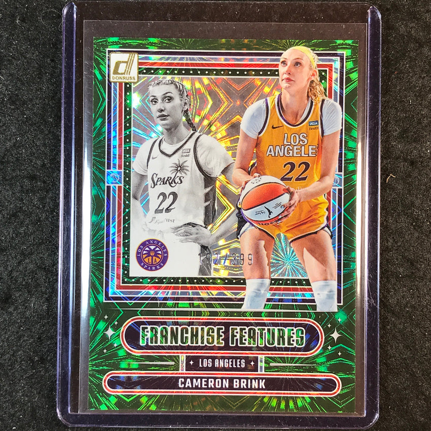 2025 Donruss WNBA CAMERON BRINK Franchise Features Green Fireworks 192/399