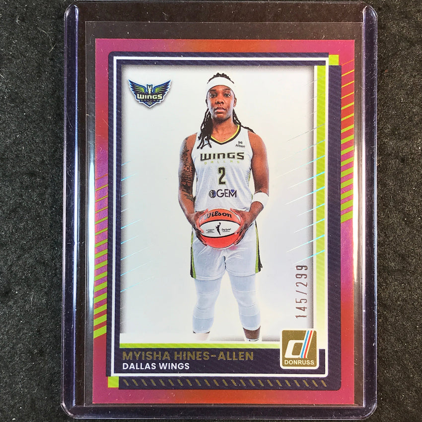 2025 Donruss WNBA MYISHA HINES-ALLEN Red Holo 145/299