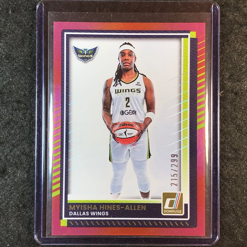 2025 Donruss WNBA MYISHA HINES-ALLEN Red Holo 215/299