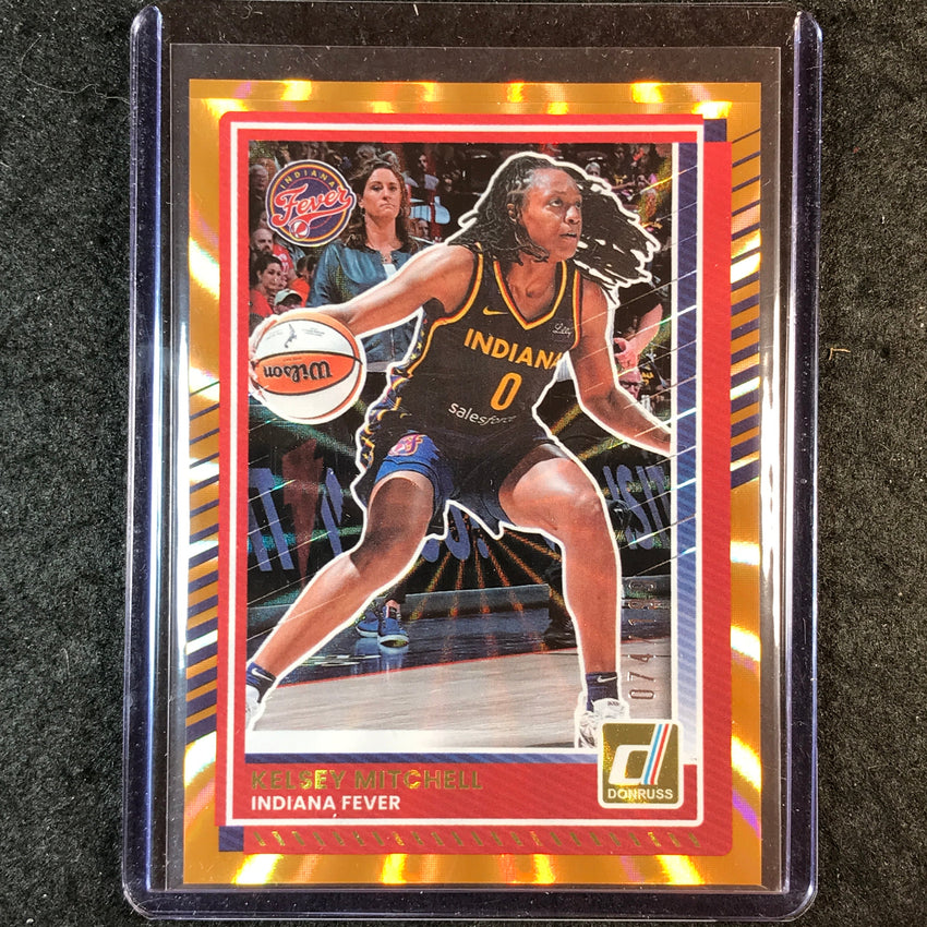 2025 Donruss WNBA KELSEY MITCHELL Orange Laser 74/199