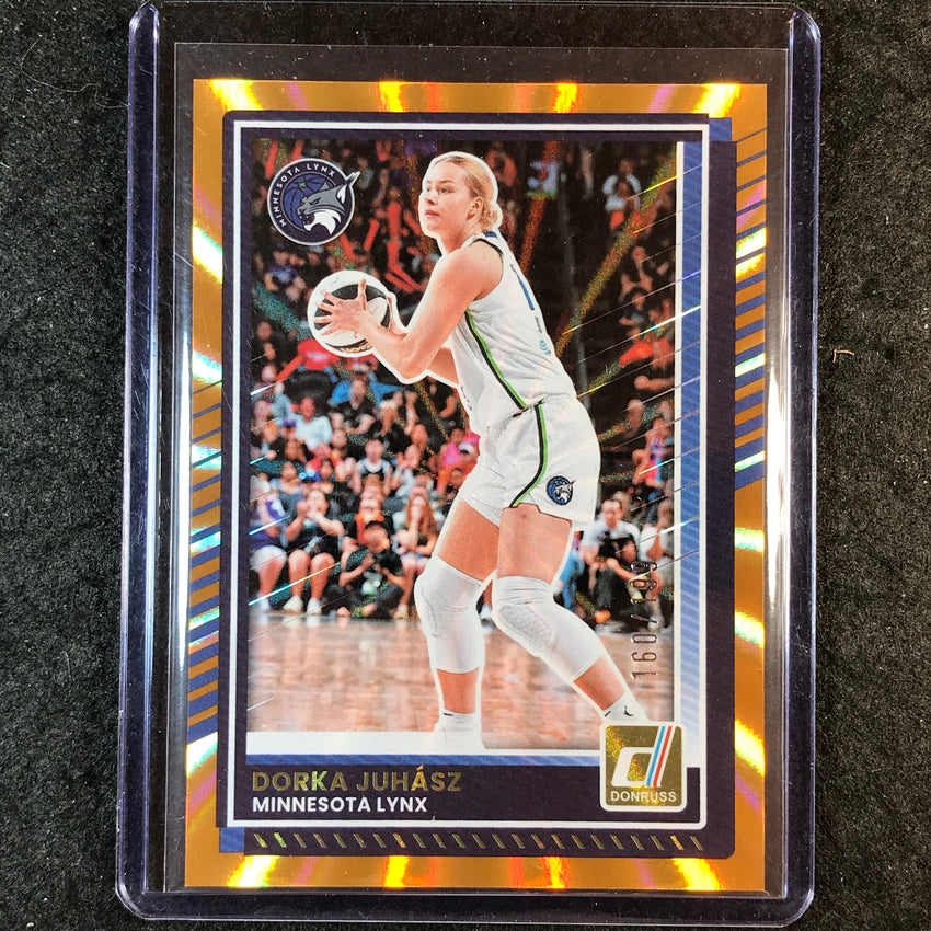2025 Donruss WNBA DORKA JUHASZ Orange Laser 160/199