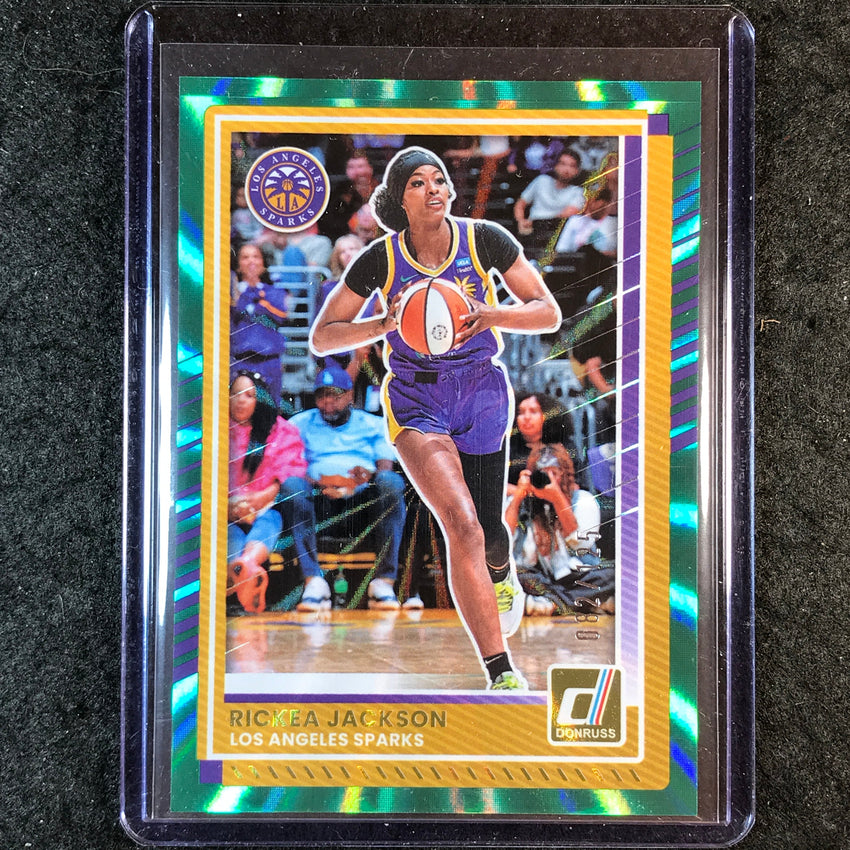 2025 Donruss WNBA RICKEA JACKSON Teal Laser 82/125