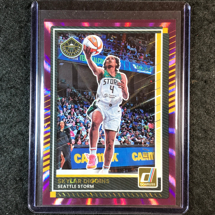 2025 Donruss WNBA SKYLAR DIGGINS Purple Laser 30/99