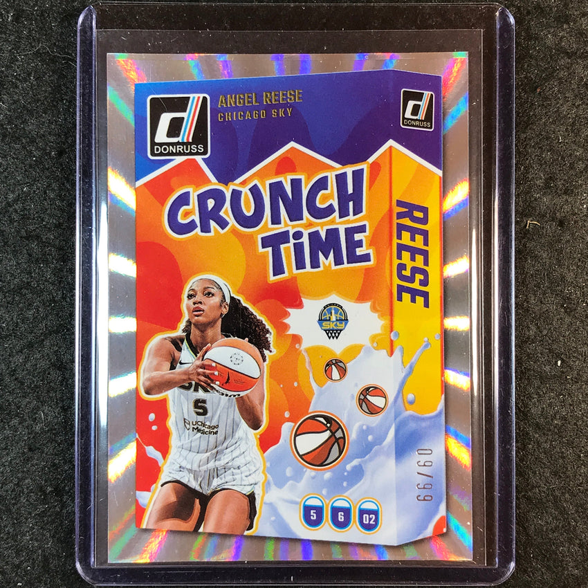 2025 Donruss WNBA ANGEL REESE Crunch Time Holo Laser 9/99