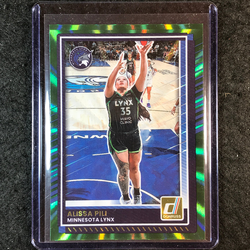 2025 Donruss WNBA ALISSA PILI Green Laser #31
