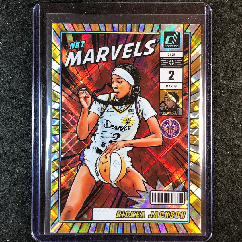 2025 Donruss WNBA RICKEA JACKSON Net Marvels Diamond SSP #6