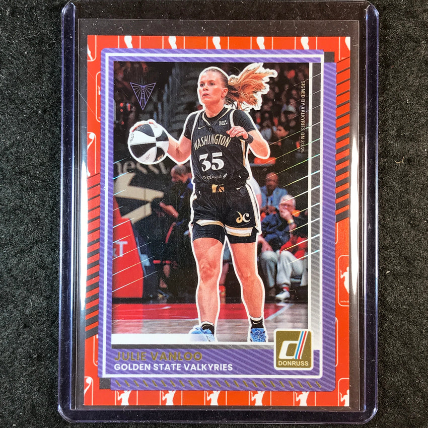 2025 Donruss WNBA JULIE VANLOO Holo WNBA Logo SSP #29