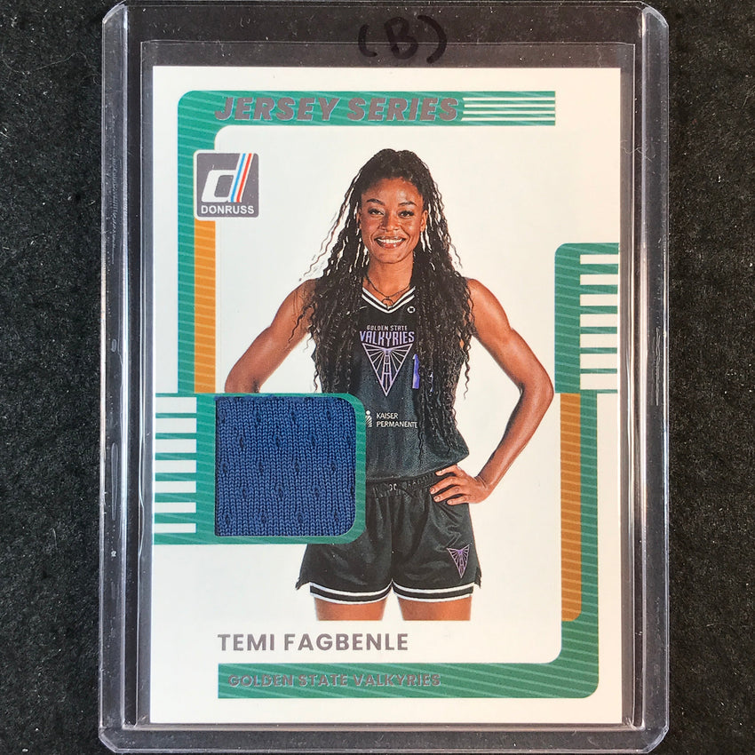 2025 Donruss WNBA TEMI FAGBENLE Jersey Series Relic #7 (B)
