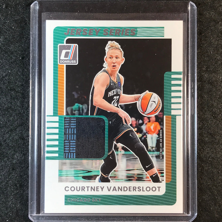 2025 Donruss WNBA COURTNEY VANDERSLOOT Jersey Series Relic #12