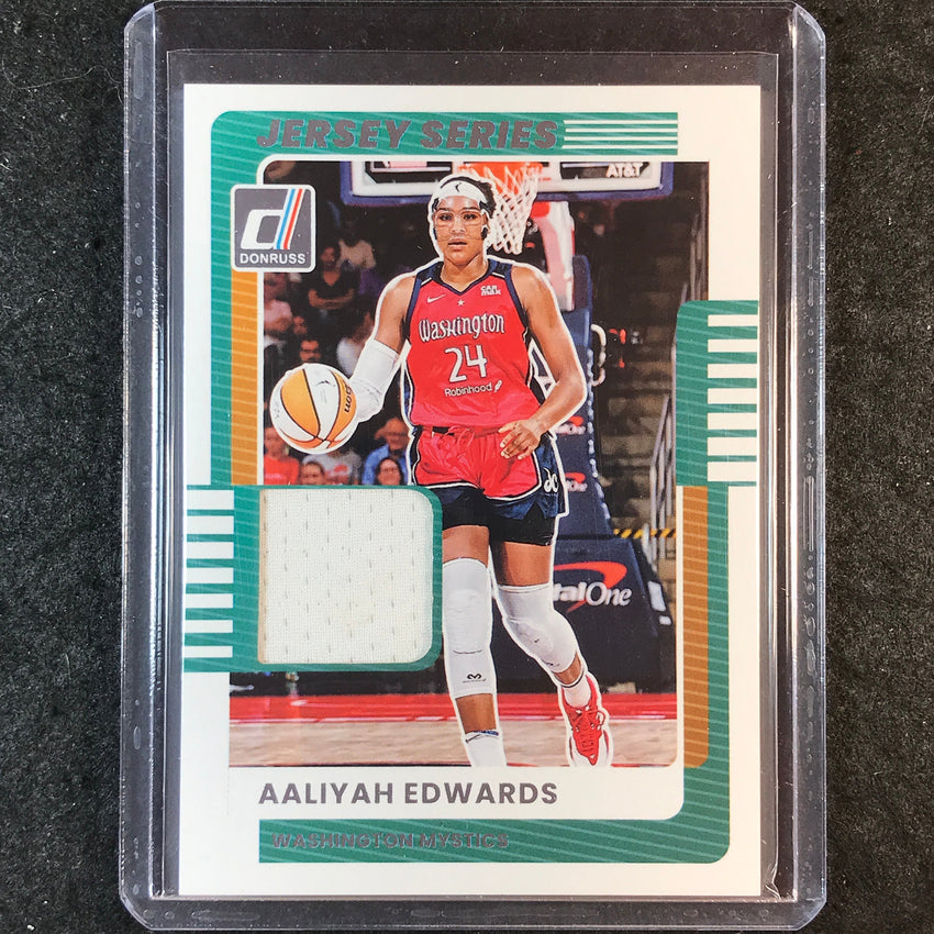 2025 Donruss WNBA AALIYAH EDWARDS Jersey Series Relic #36