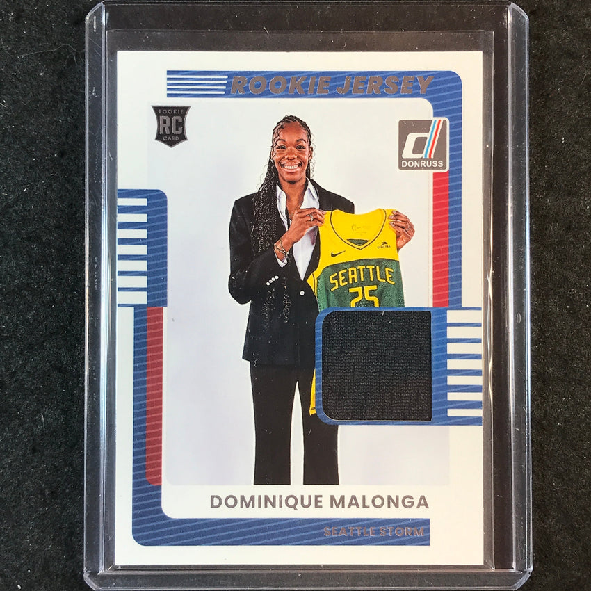 2025 Donruss WNBA DOMINIQUE MALONGA Rookie Jersey Series Relic #11