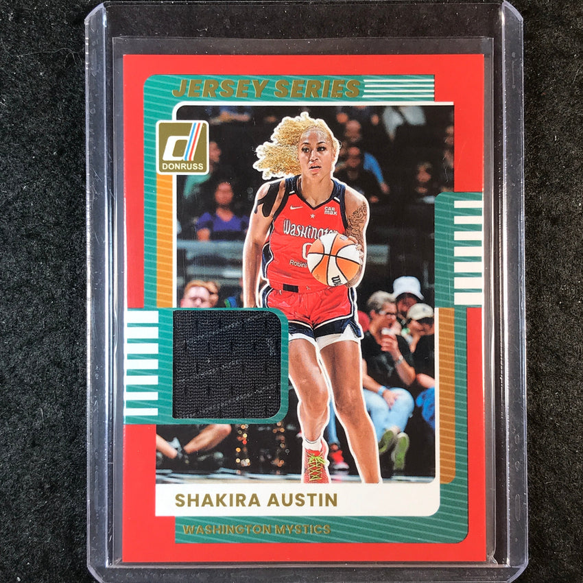 2025 Donruss WNBA SHAKIRA AUSTIN Jersey Series Relic Red SP #82