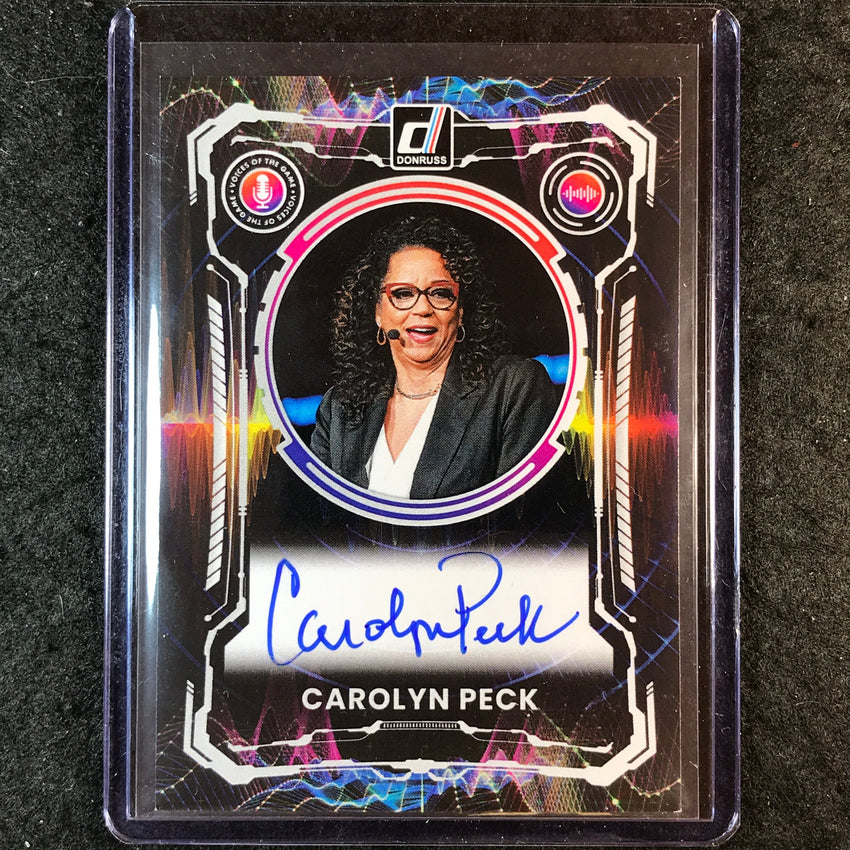 2025 Donruss WNBA CAROLYN PECK Voices of the Game Signatures Auto Base #CP