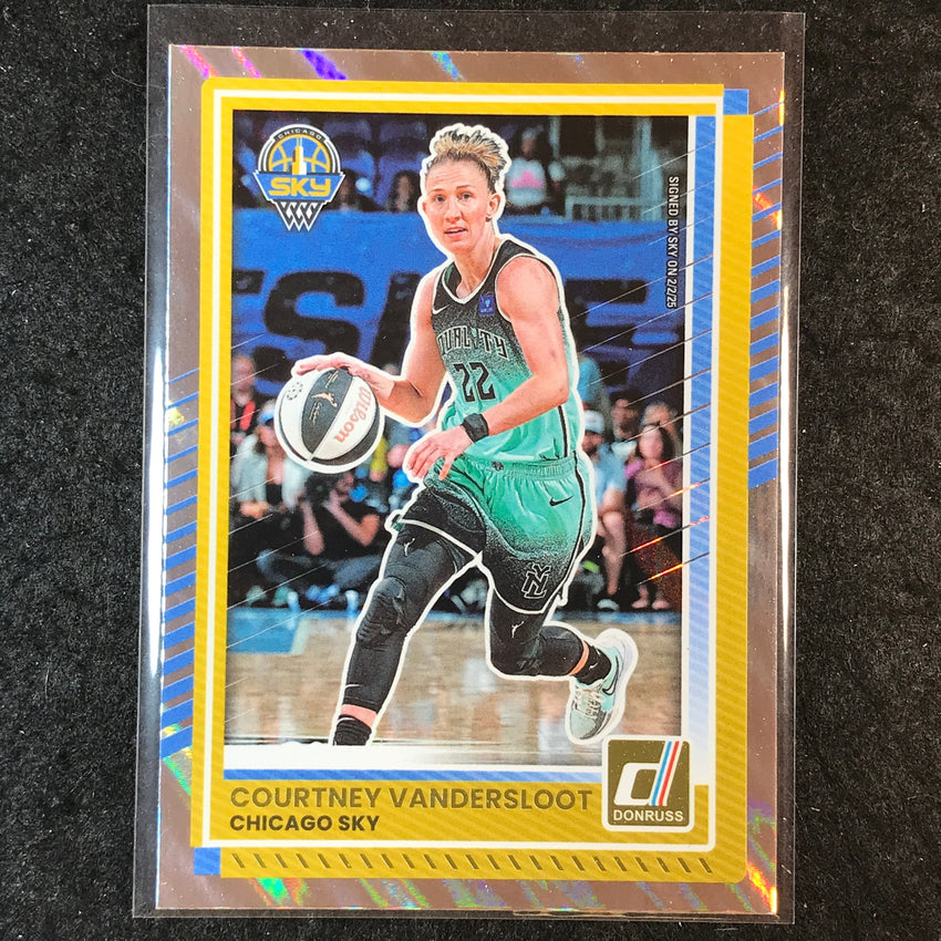 2025 Donruss WNBA COURTNEY VANDERSLOOT Silver Lava #34
