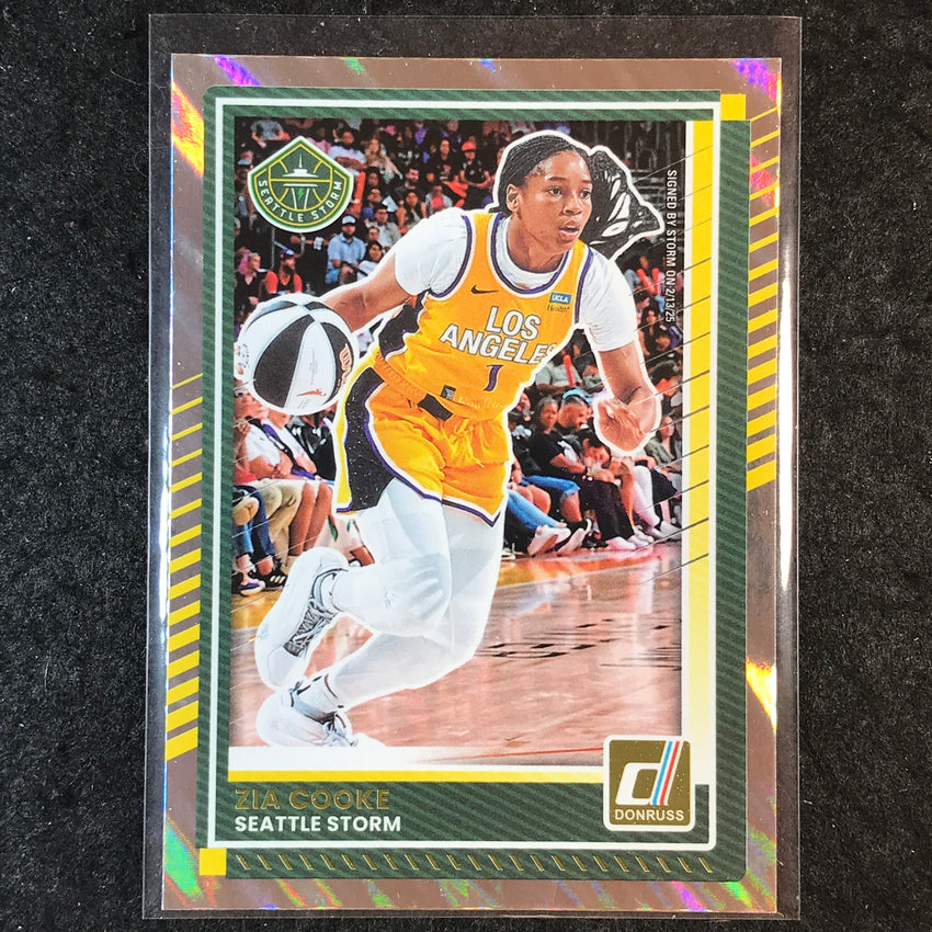 2025 Donruss WNBA ZIA COOKE Silver Lava #69