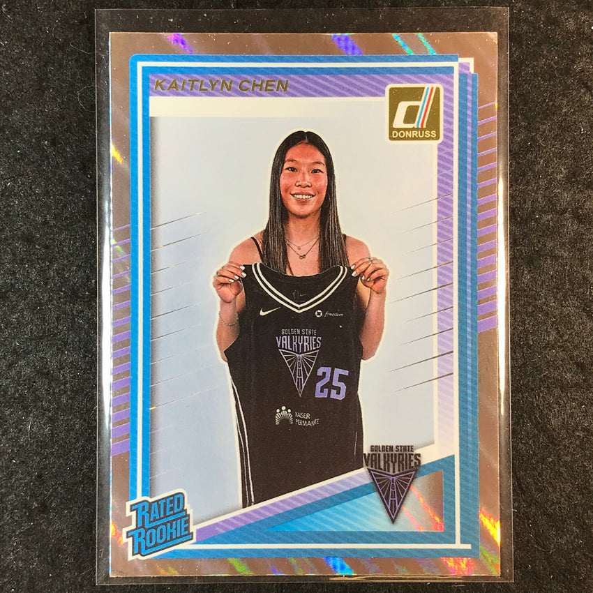 2025 Donruss WNBA KAITLYN CHEN Rated Rookie Silver Lava #90