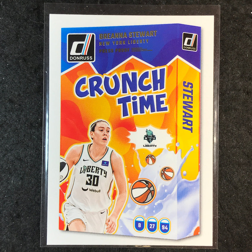 2025 Donruss WNBA BREANNA STEWART Crunch Time Press Proof #3