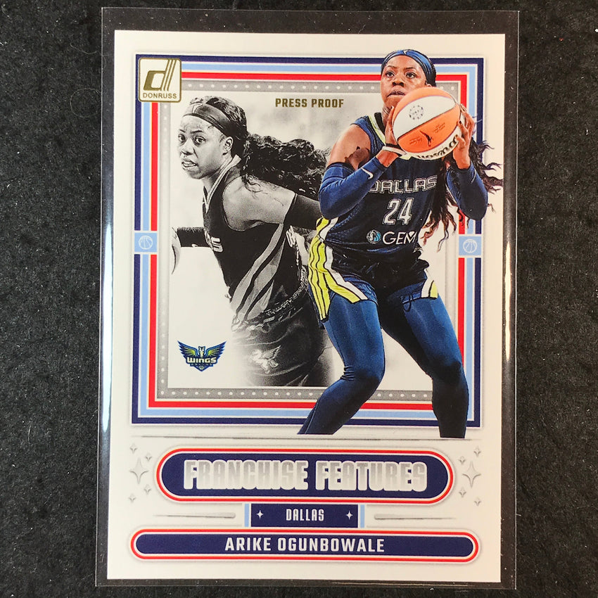2025 Donruss WNBA ARIKE OGUNBOWALE Franchise Features Press Proof #3