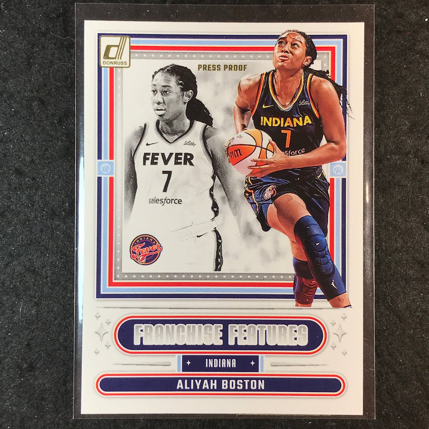 2025 Donruss WNBA ALIYAH BOSTON Franchise Features Press Proof #12