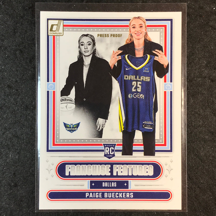2025 Donruss WNBA PAIGE BUECKERS Franchise Features Rookie Press Proof #16