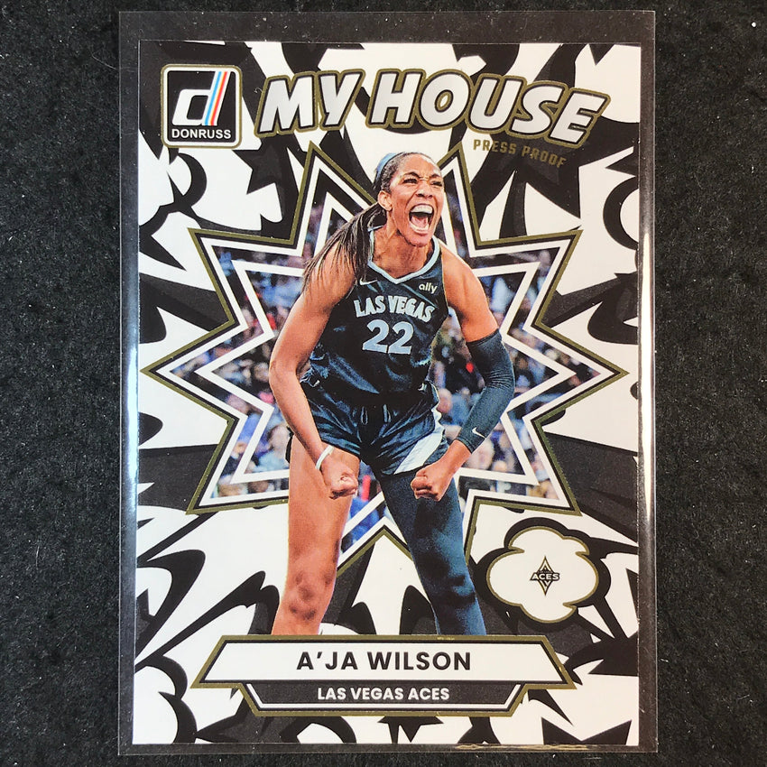 2025 Donruss WNBA A'JA WILSON My House Press Proof #5