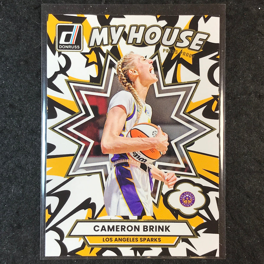 2025 Donruss WNBA CAMERON BRINK My House Press Proof #14