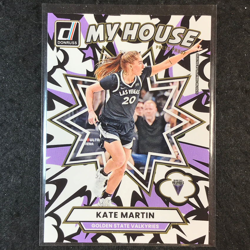2025 Donruss WNBA KATE MARTIN My House Press Proof #20