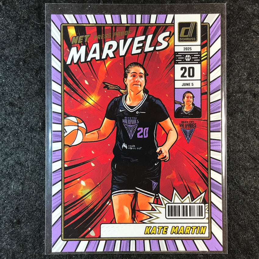 2025 Donruss WNBA KATE MARTIN Net Marvels Press Proof #12