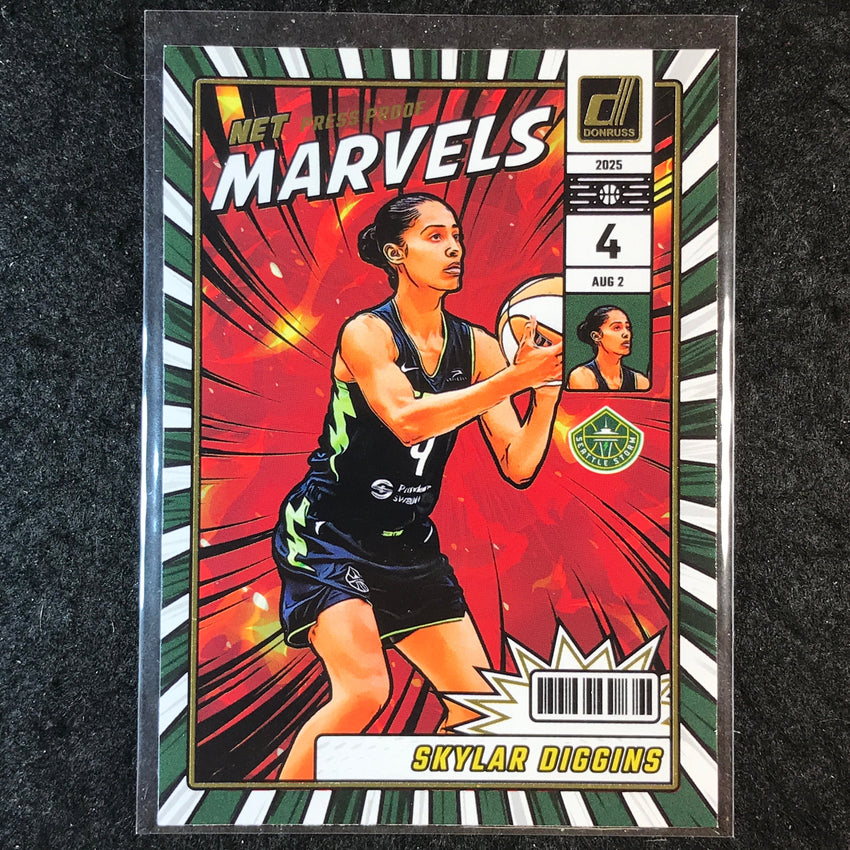 2025 Donruss WNBA SKYLAR DIGGINS Net Marvels Press Proof #13