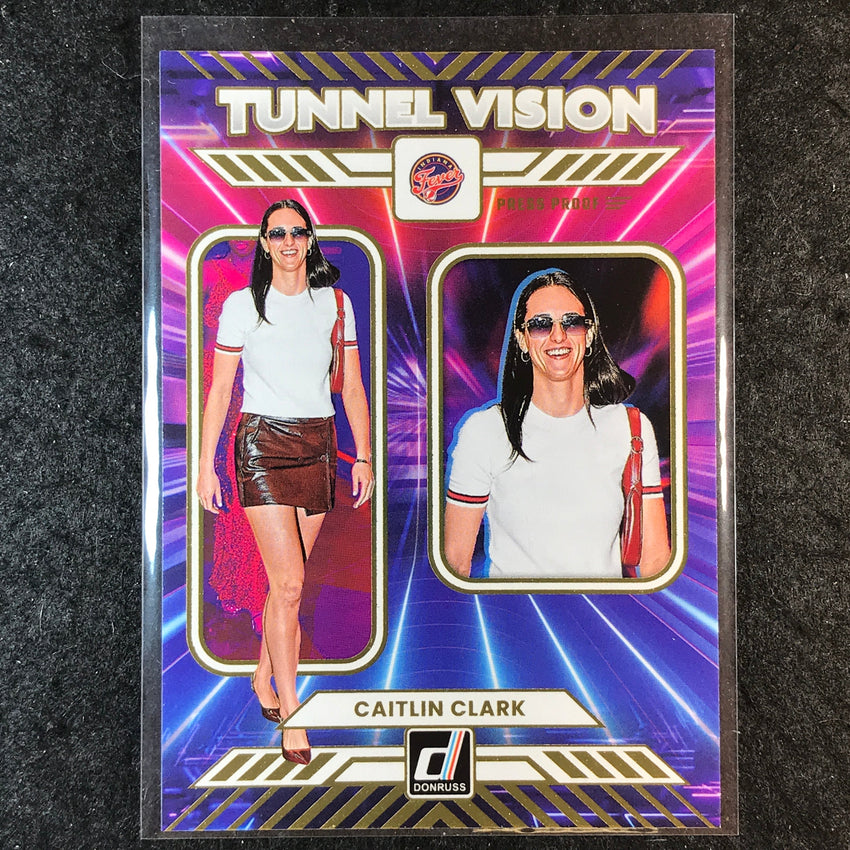 2025 Donruss WNBA CAITLIN CLARK Tunnel Vision Press Proof #1