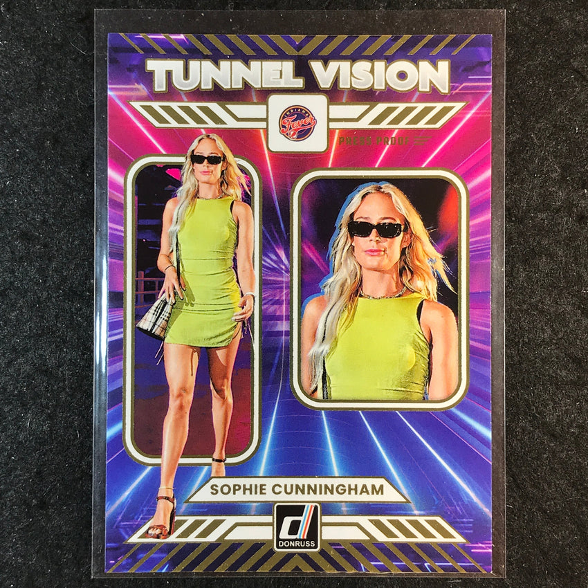 2025 Donruss WNBA SOPHIE CUNNINGHAM Tunnel Vision Press Proof #2