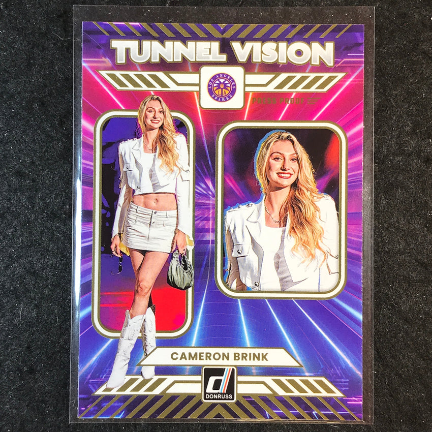 2025 Donruss WNBA CAMERON BRINK Tunnel Vision Press Proof #8