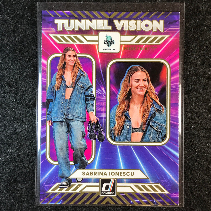 2025 Donruss WNBA SABRINA IONESCU Tunnel Vision Press Proof #10