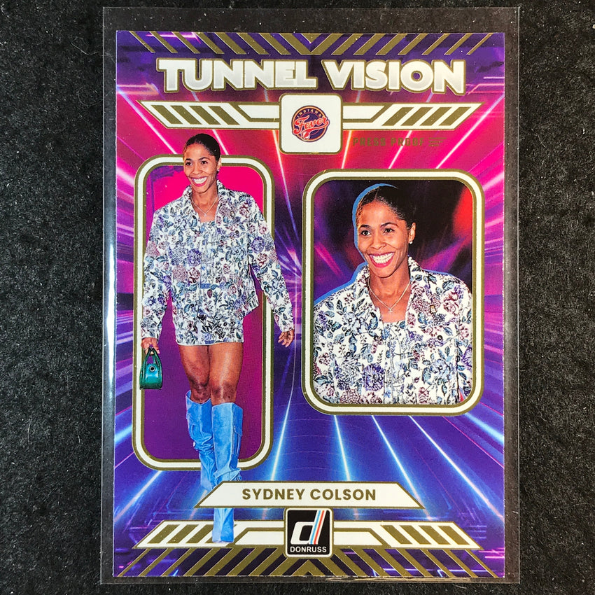 2025 Donruss WNBA SYDNEY COLSON Tunnel Vision Press Proof #11