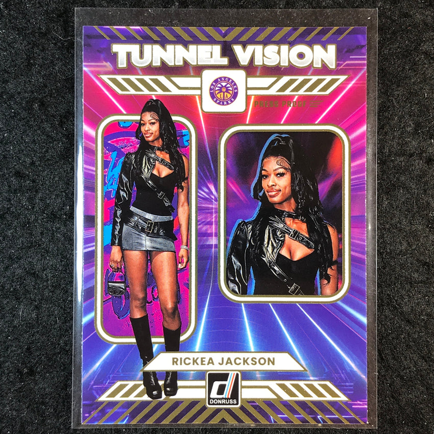 2025 Donruss WNBA RICKEA JACKSON Tunnel Vision Press Proof #12