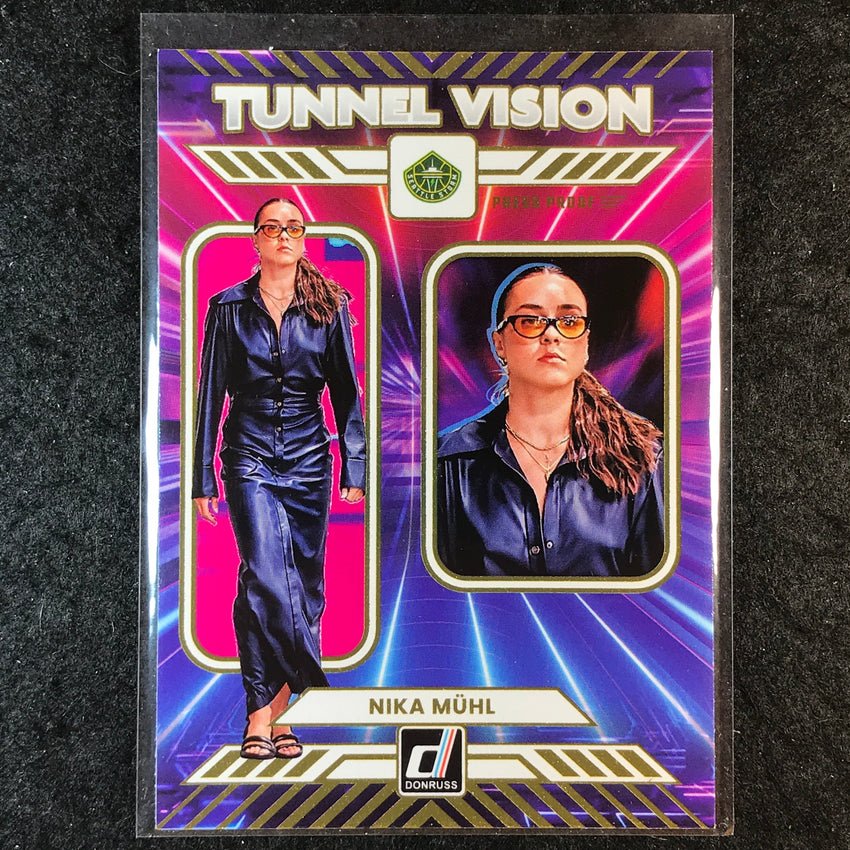 2025 Donruss WNBA NIKA MUHL Tunnel Vision Press Proof #14