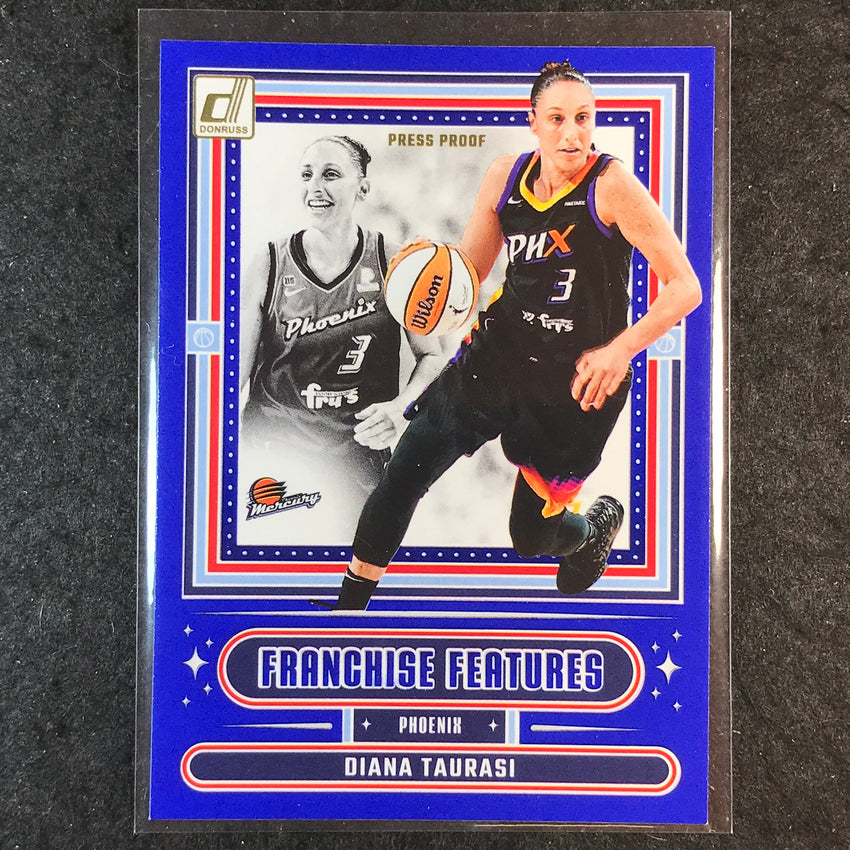 2025 Donruss WNBA DIANA TAURASI Franchise Features Press Proof Blue #14