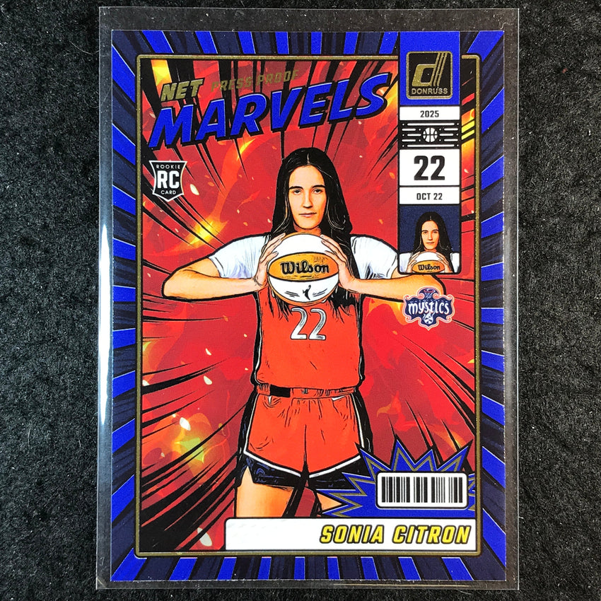 2025 Donruss WNBA SONIA CITRON Net Marvels Rookie Press Proof Blue #4