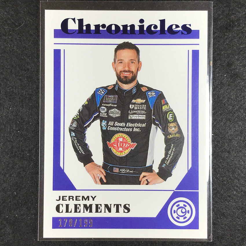 2023 Chronicles Racing JEREMY CLEMENTS Chronicles Base Blue 178/199