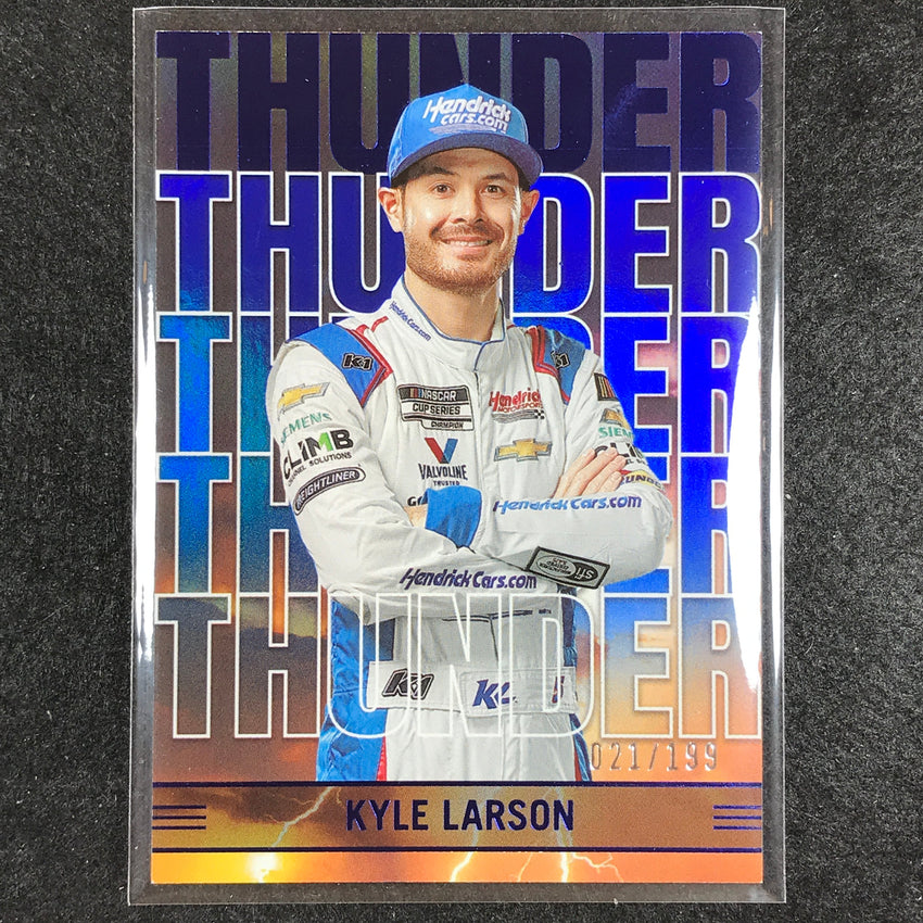 2023 Chronicles Racing KYLE LARSON Thunder Blue 21/199