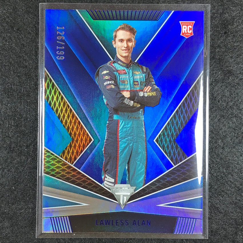 2023 Chronicles Racing LAWLESS ALAN Titanium Rookie Blue 126/199