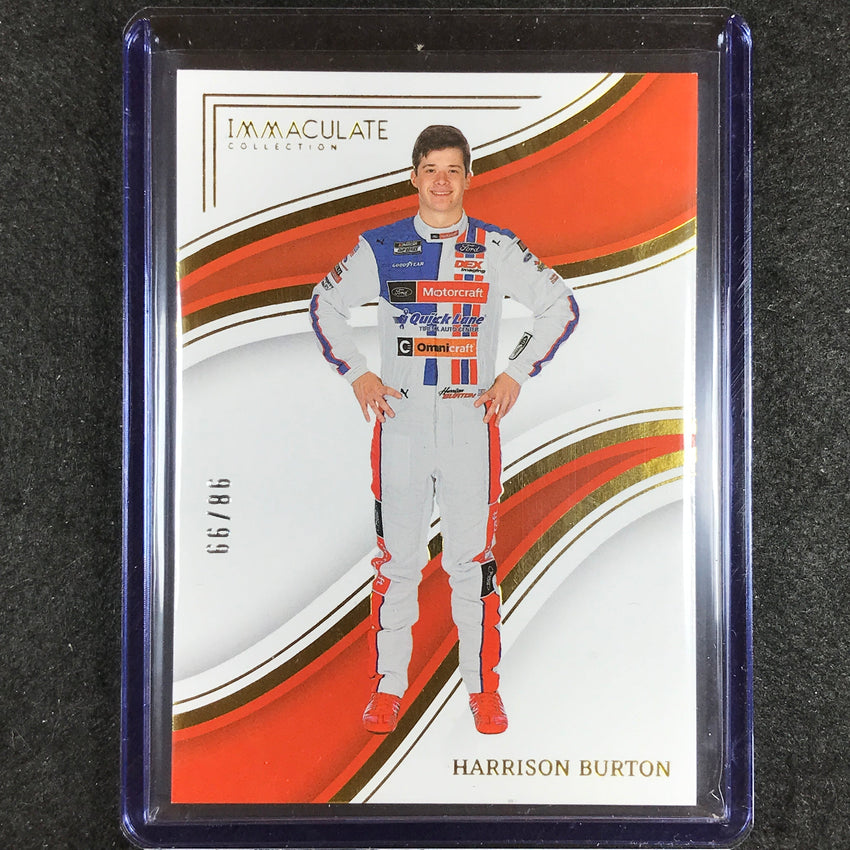 2023 Chronicles Racing HARRISON BURTON Immaculate Base 98/99