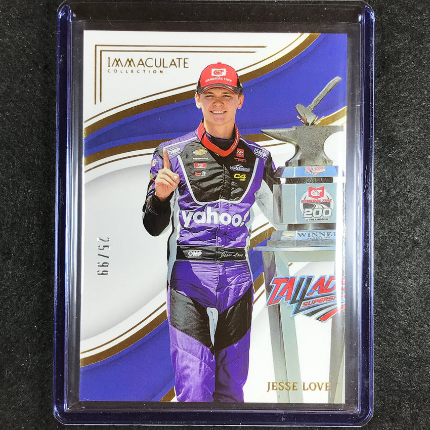 2023 Chronicles Racing JESSE LOVE Immaculate Base 25/99