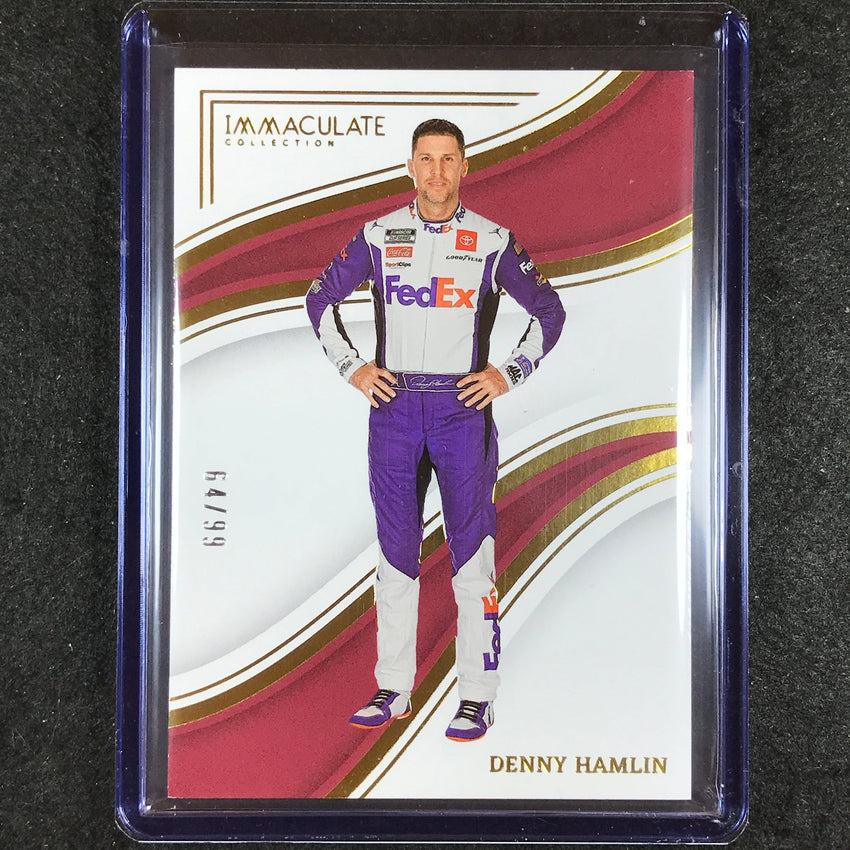2023 Chronicles Racing DENNY HAMLIN Immaculate Base 64/99