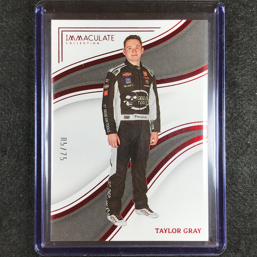 2023 Chronicles Racing TAYLOR GRAY Immaculate Red 5/75