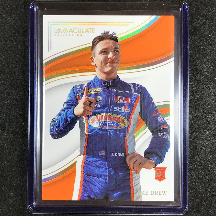 2023 Chronicles Racing JAKE DREW Immaculate Rookie Gold Holo 44/52