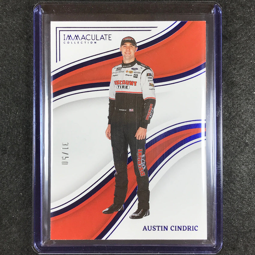 2023 Chronicles Racing AUSTIN CINDRIC Immaculate Blue 31/50