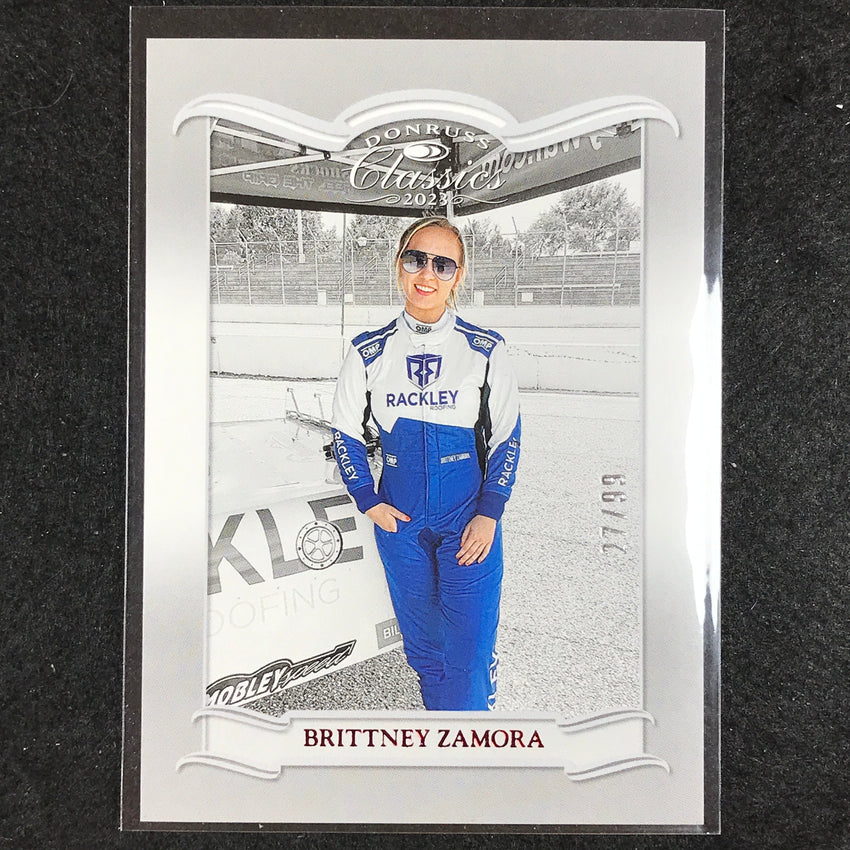 2023 Chronicles Racing BRITTNEY ZAMORA Classics Red 27/99