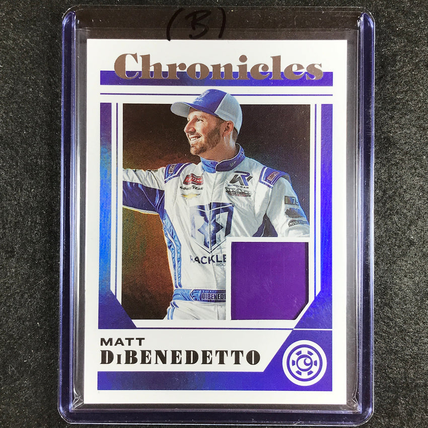 2023 Chronicles Racing MATT DIBENEDETTO Chronicles Swatches Jersey Relic #MD (B)