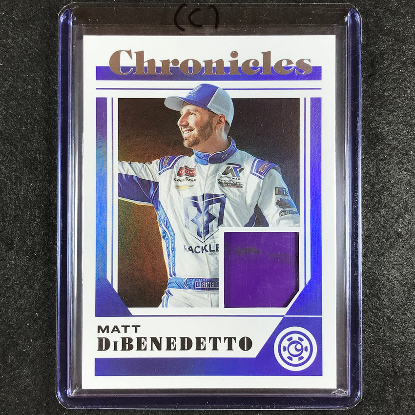 2023 Chronicles Racing MATT DIBENEDETTO Chronicles Swatches Jersey Relic #MD (C)